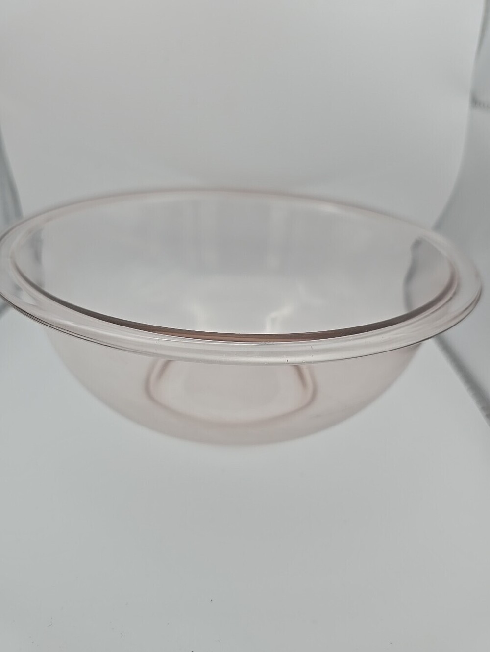 PYREX Vintage Pink Cranberry Nesting Mixing Bowl 323 1.5 L USA No.4 EUC